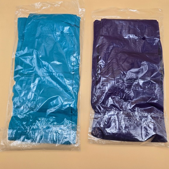 MOPAS EX001 Free Size Teal Purple Leggings Pants Set 2 NWOT - Picture 6 of 9